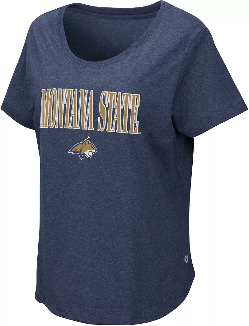 

Женская темно-синяя футболка Colosseum Montana State Bobcats