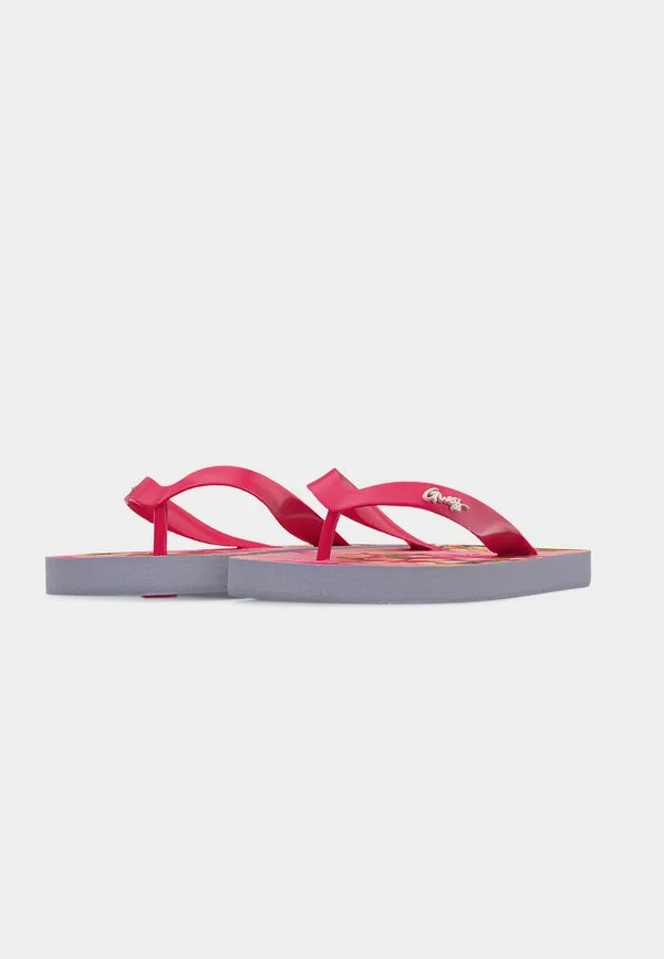 Сандалии с т-образным ремешком, разноцветные Guess, Multi-Coloured — фото 3