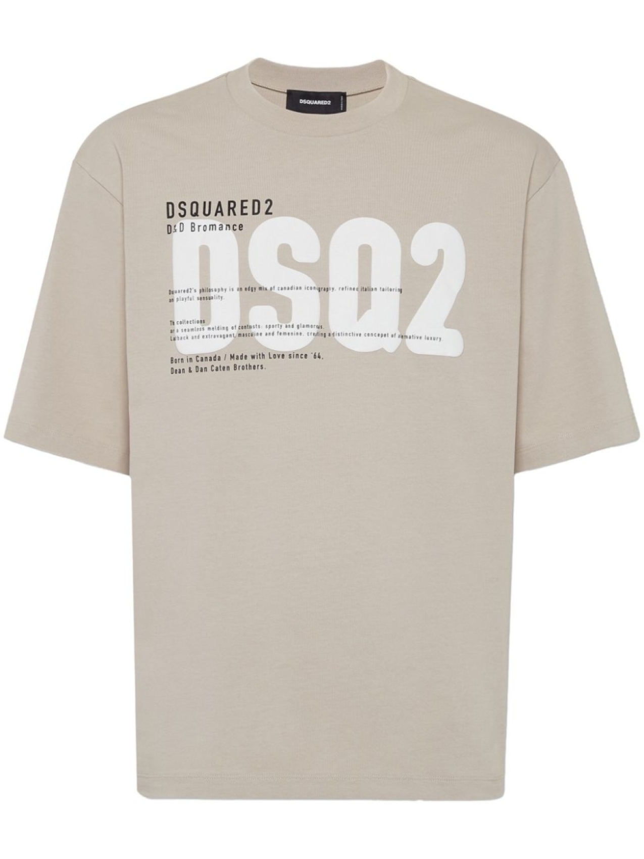 

DSQUARED2 футболка с логотипом, нейтральный цвет