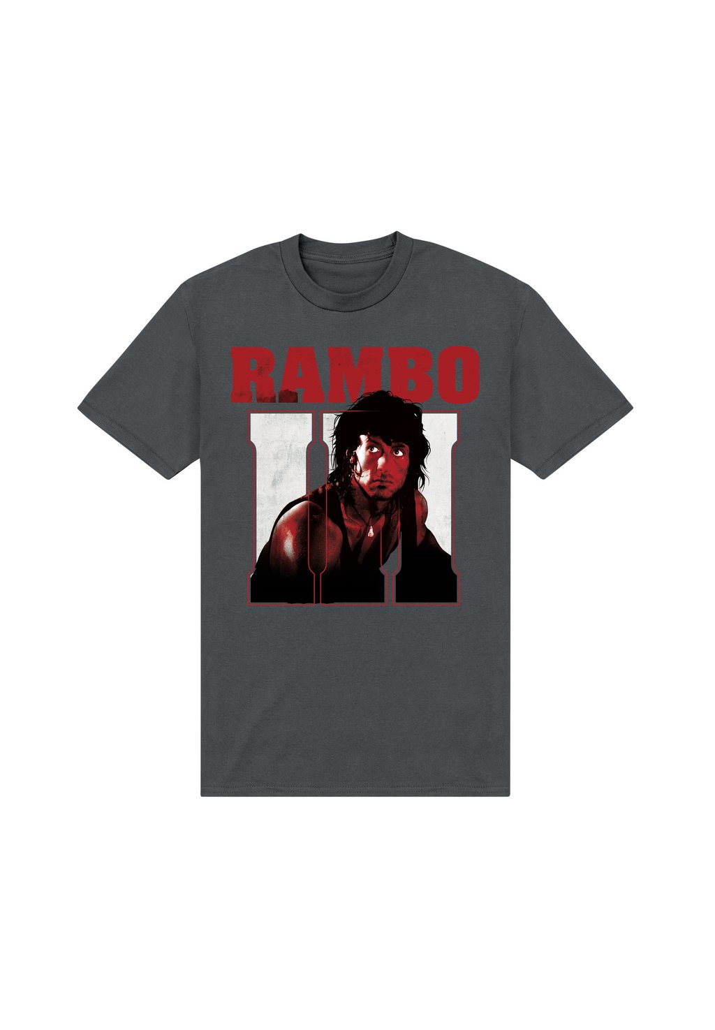 

Футболка с принтом JOHN RAMBO Henry Tiger, серый