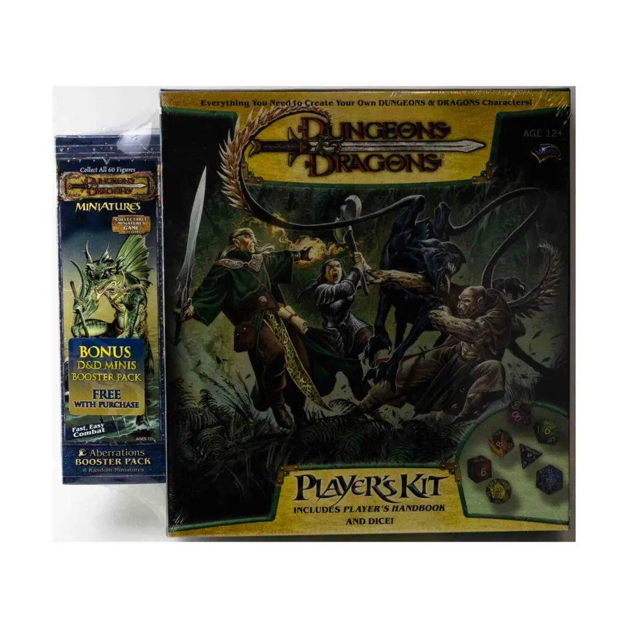 

Бокс-сет Player's Kit w/Aberrations Miniatures Booster Pack!, Dungeons & Dragons (3rd Edition) (d20) - Player's Guides