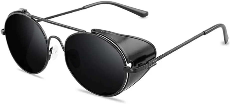 

Солнцезащитные очки MUTYNE в стиле ретро-готика и стимпанк с круглой металлической оправой, для мужчин и женщин, роскошные солнцезащитные очки с защитными линзами, C1