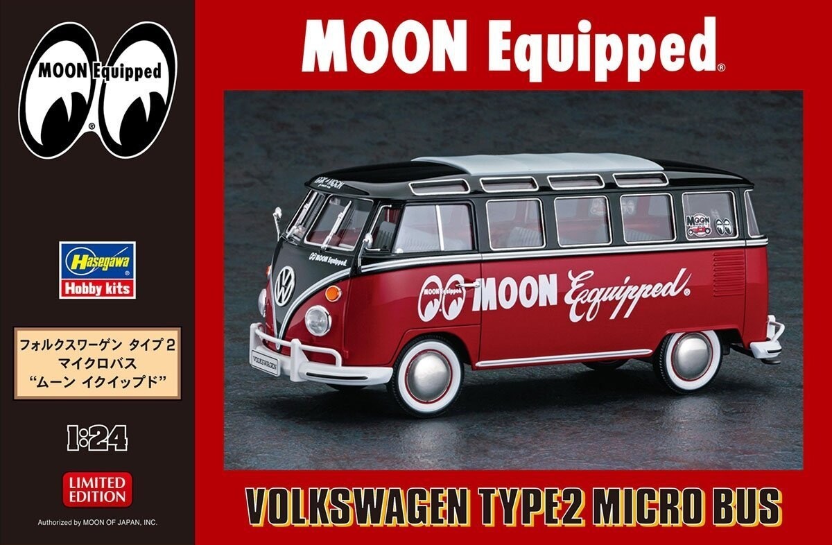 

Hasegawa 20524 Оборудованный MOON микроавтобус Volkswagen Type2 1/24