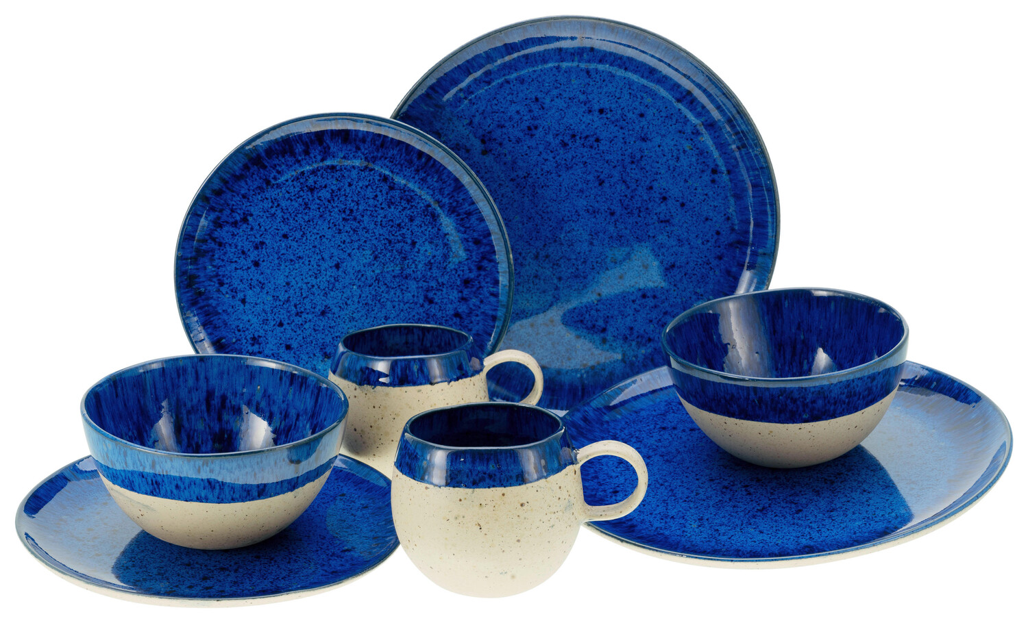 

Комбинированный сервиз 8 предметов deep blue sea Creatable, синий/бежевый