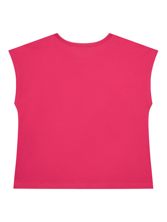 Футболка обычного кроя 3I1XC10P0 United Colors Of Benetton, розовый — фото 2