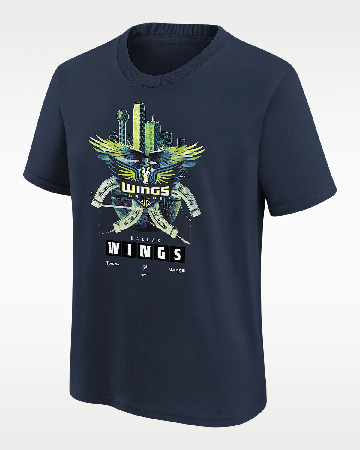 Детская футболка Nike WNBA Dallas Wings, College Navy