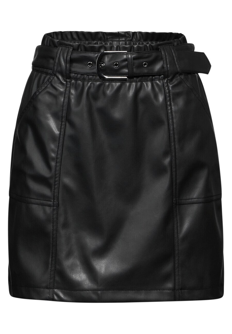 

Кожаная юбка Street One Studio Skirt, черный