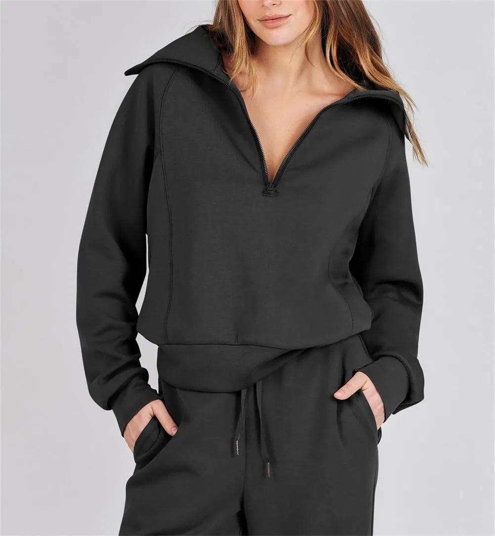 Спортивный костюм из 2 предметов, половинчатый худи и джоггеры, Light Green — фото 3
