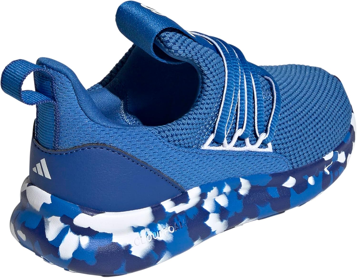 Беговые кроссовки adidas Kids Lite Racer Adapt 7.0, белый/синий — фото 3