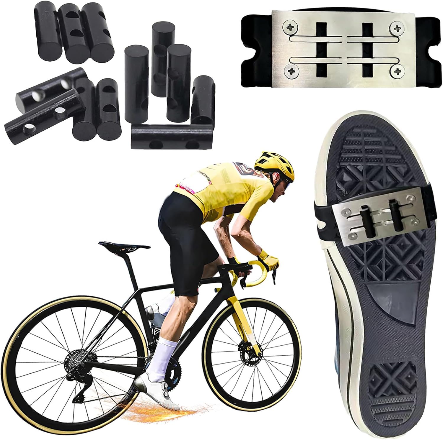 

Велосипедные Чехлы для Обуви Подошва Кремниевый Искровой Накладка Ботинка Спортивная Обувь Слайдеры Пластина Аксессуар для Электровелосипеда Уличный Инструмент Q.Cutians, initial