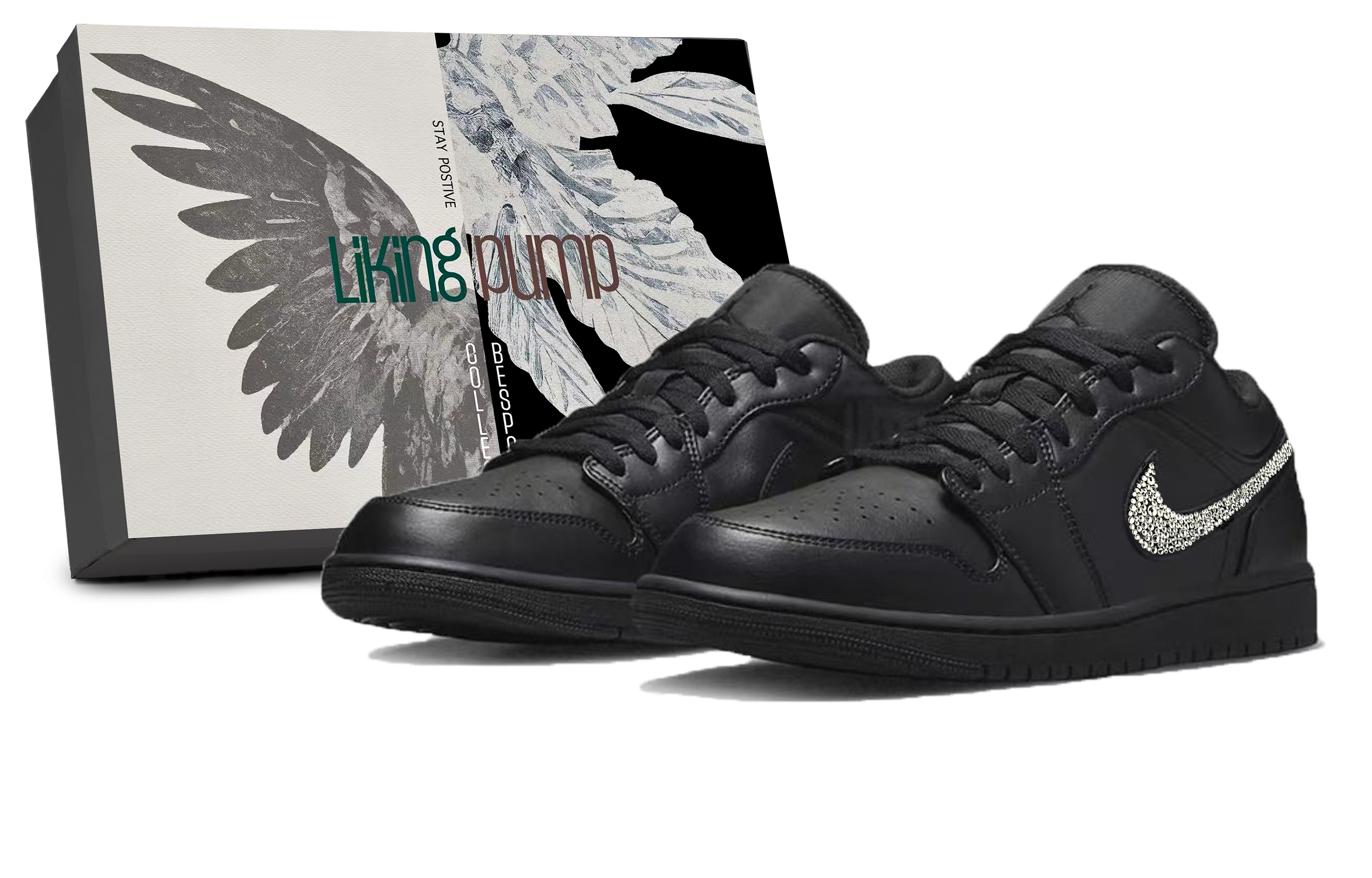 

Jordan Кроссовки Air 1 Coverage Low top Vintage Basketball Shoes Men's Black