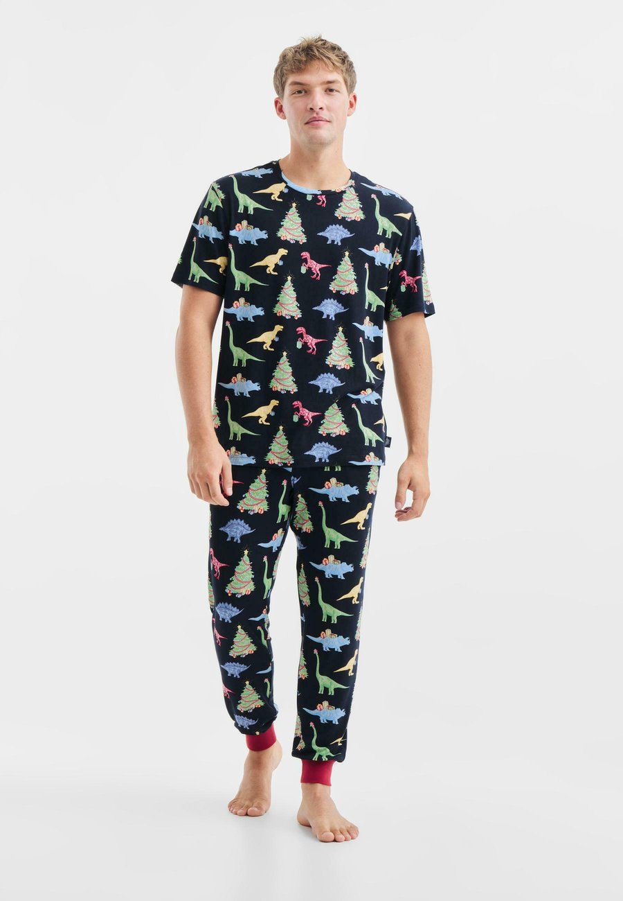 

Пижамный комплект Chelsea Peers CHRISTMAS DINOSAURS SET, Dark Blue