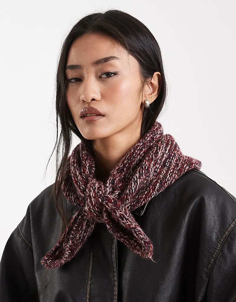 

Шарф-треугольник из пряжи смешанного крашения ASOS DESIGN, розовый, многоцветный