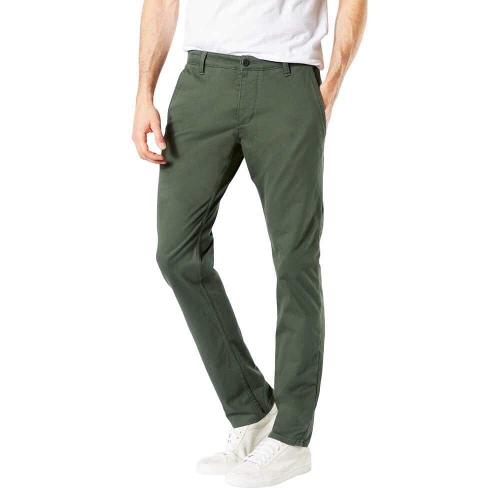 

Брюки Dockers Supreme Flex Skinny, зеленый