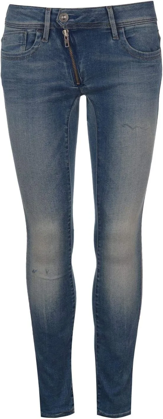 

G-Star Women's Lynn Zip Mid Rise Skinny Fit