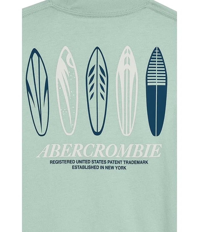 Футболка с принтом Surf's Up Tee abercrombie kids, Moonlight Blue — фото 3