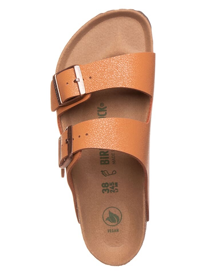 Мюли Birkenstock Pantoletten Arizona, цвет Orange - Weite N — фото 4