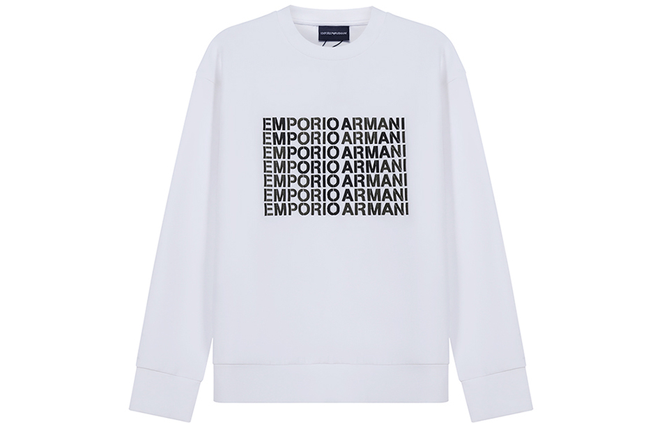 

Свитшот мужской белый EMPORIO ARMANI