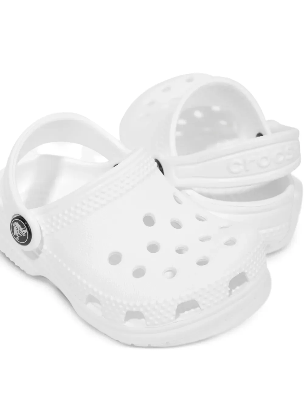 Кроксы с ремешком на пятке Crocs Kids, белый — фото 2