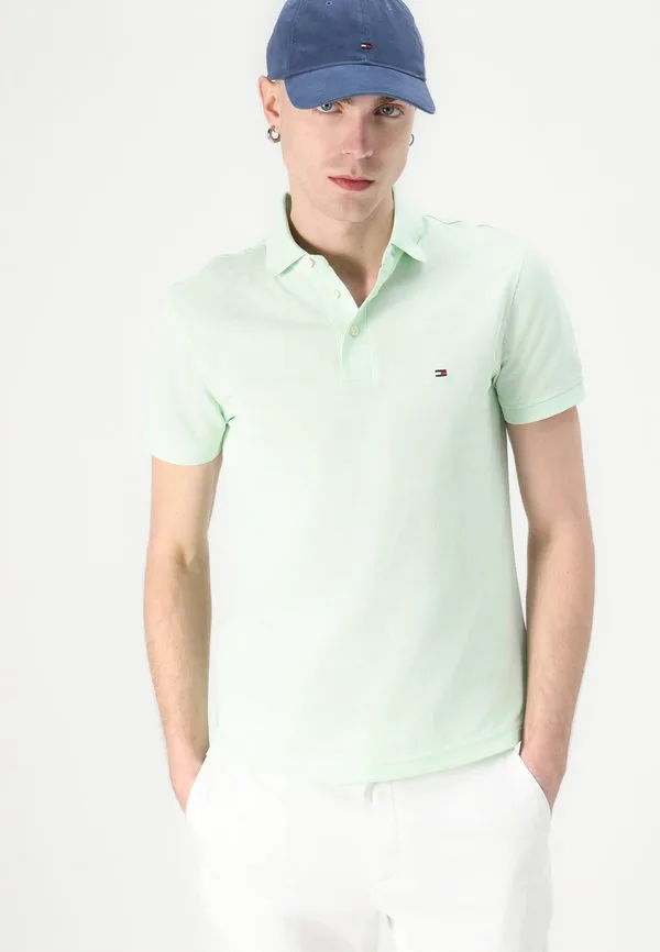 Поло-Рубашка из пике приталенного кроя 1985 года. Tommy Hilfiger, Opal Green — фото 4