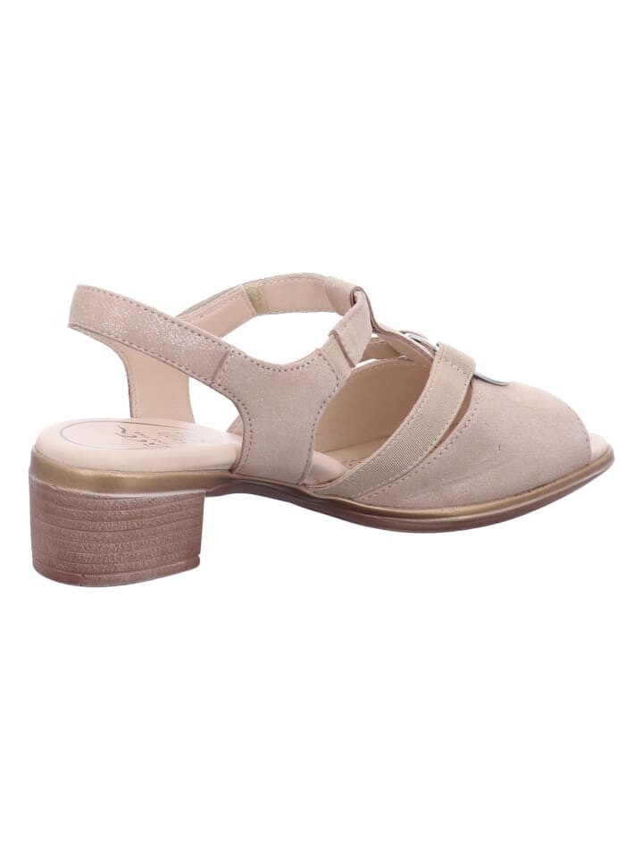 Сандалии на плоской подошве Ara Shoes Sandaletten Lugano, песочный — фото 3