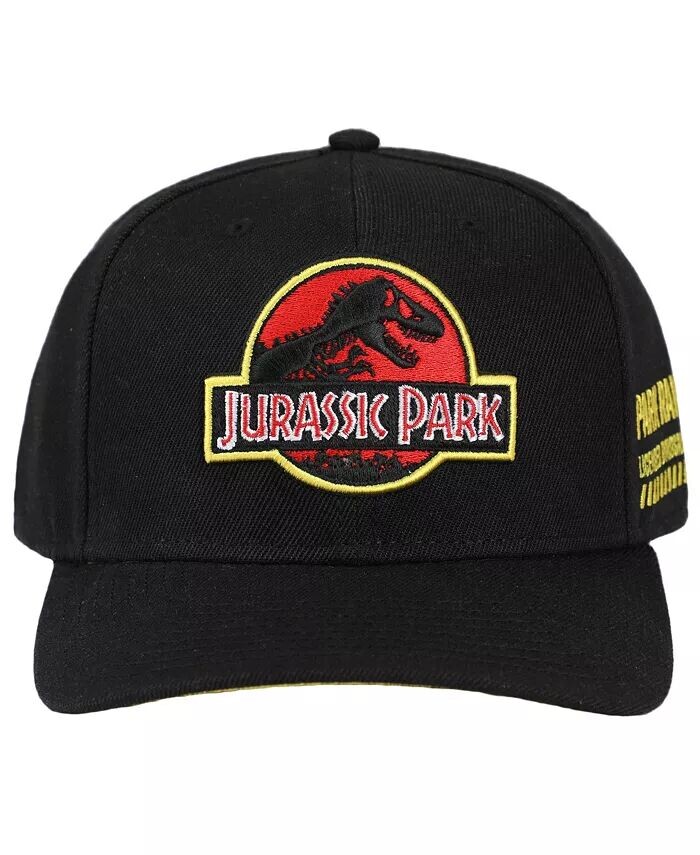 

Мужская черная мужская шляпа с вышивкой на застежке для папы Jurassic Park, мультиколор