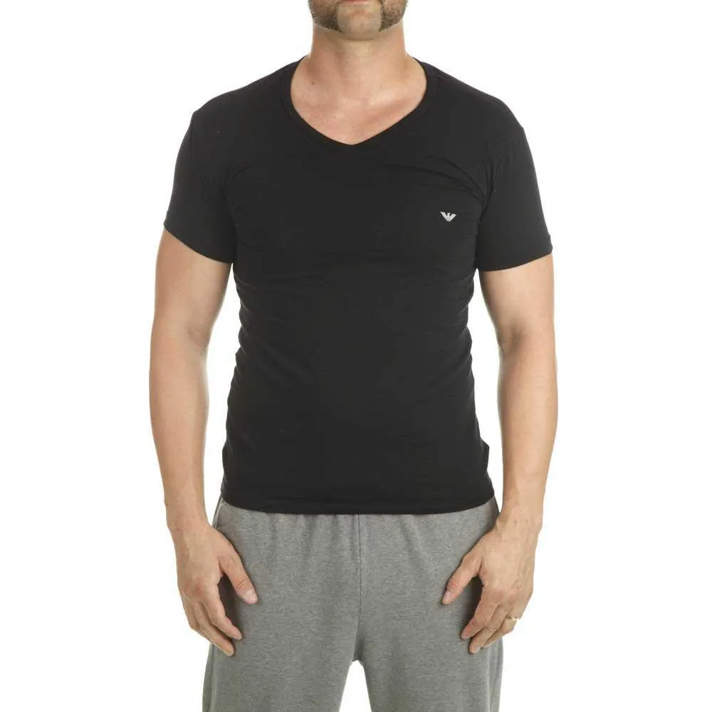 

Футболка Emporio Armani 111512 CC717 short sleeve v neck, черный