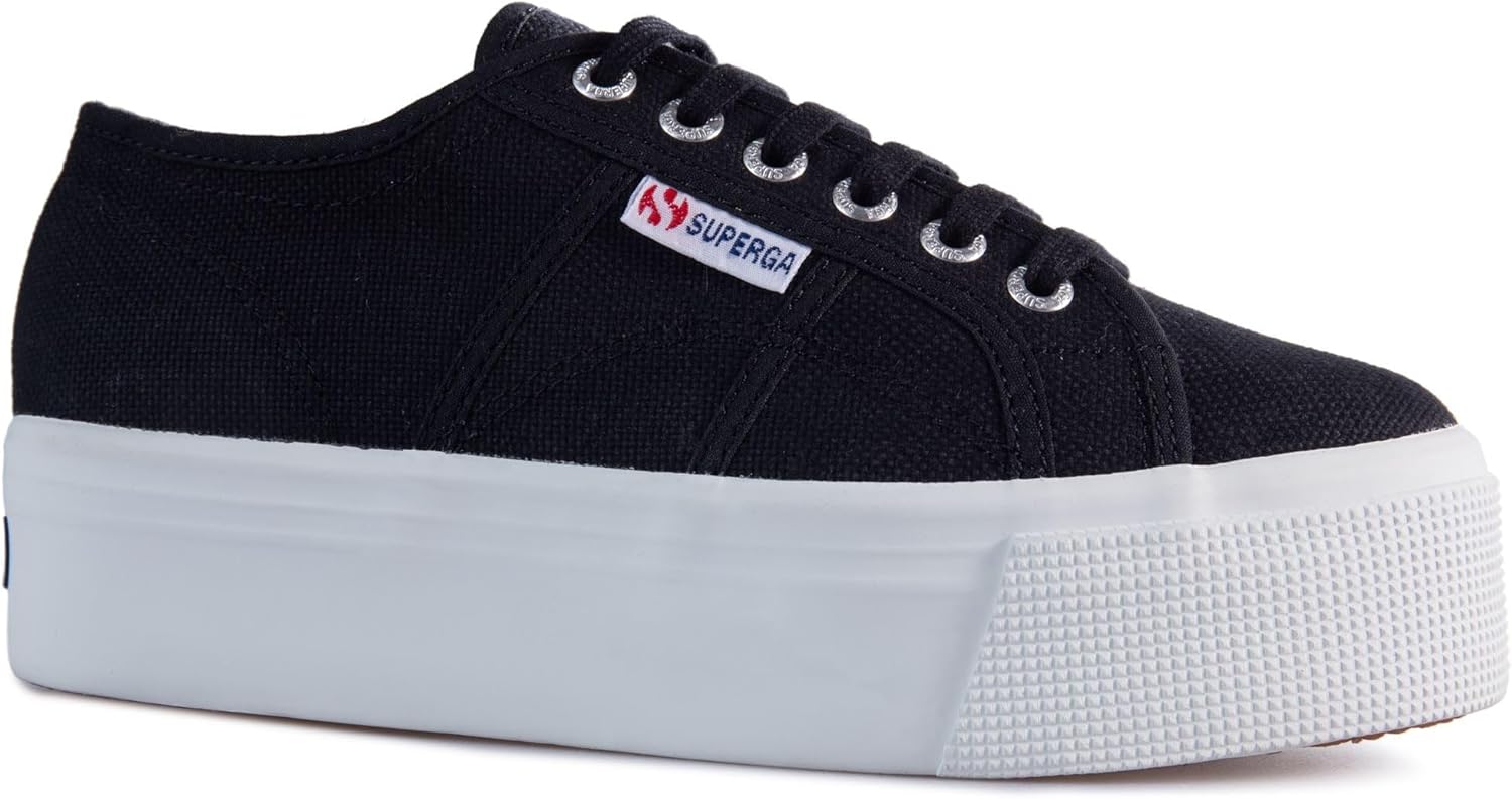 Superga Unisex-Adult 2790 Platform, черно-белый — фото 4