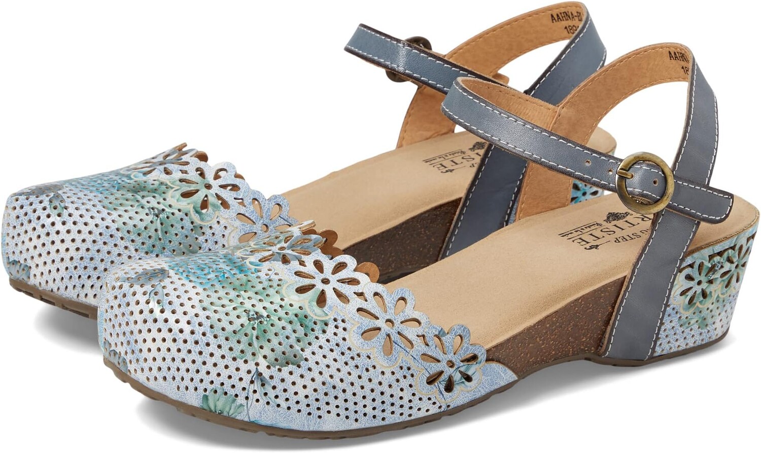 

Туфли на танкетке Aahna L'Artiste by Spring Step, цвет Blue Multi