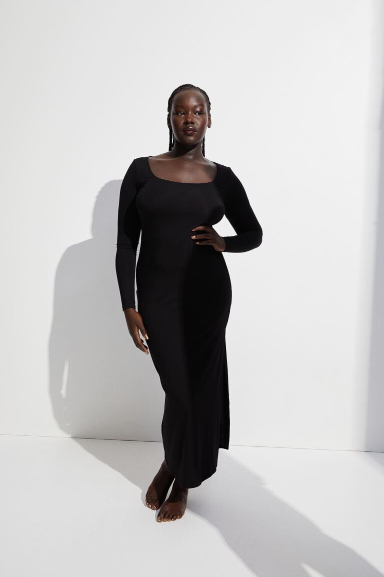 

Платье с оттенком вискозы H&M