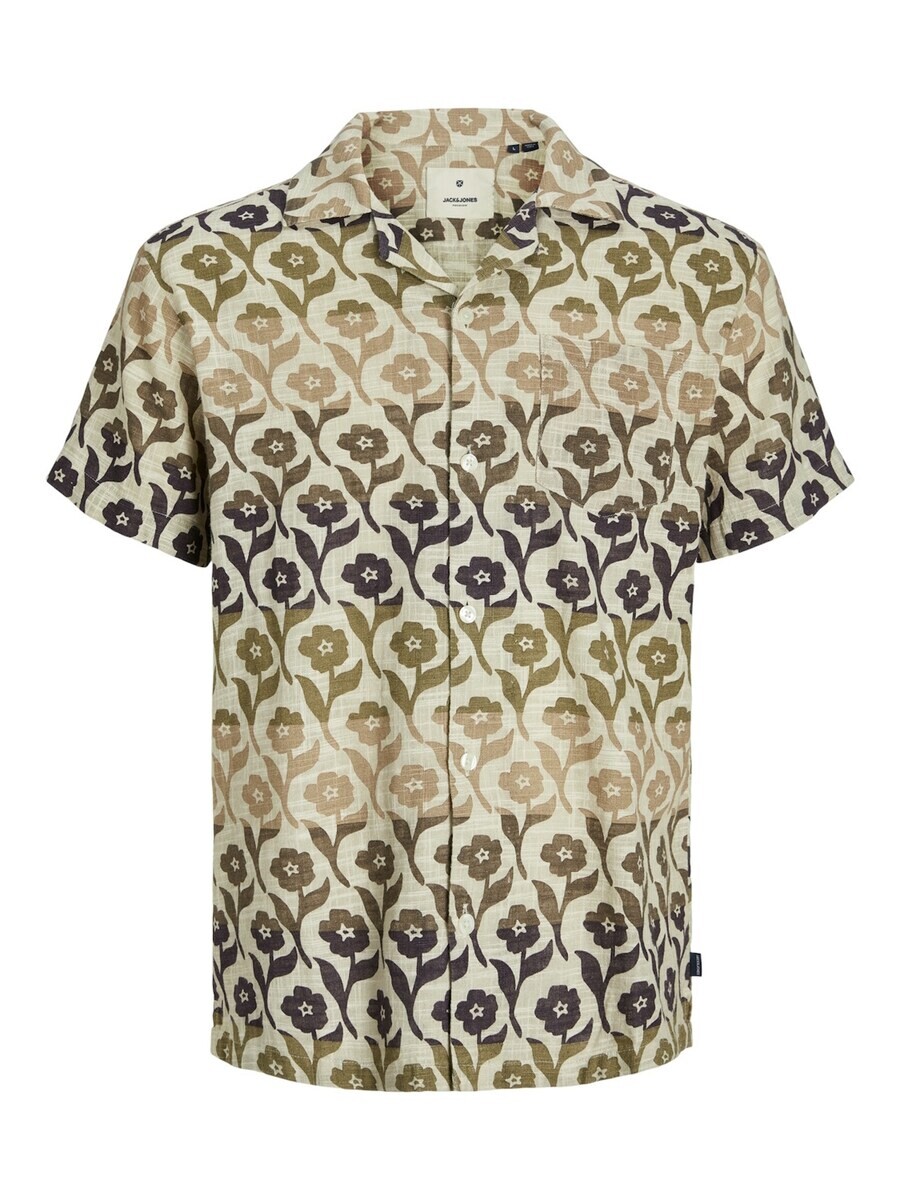 

Рубашка JACK & JONES Comfort fit Button Up JPRBLUFlores, оливковый