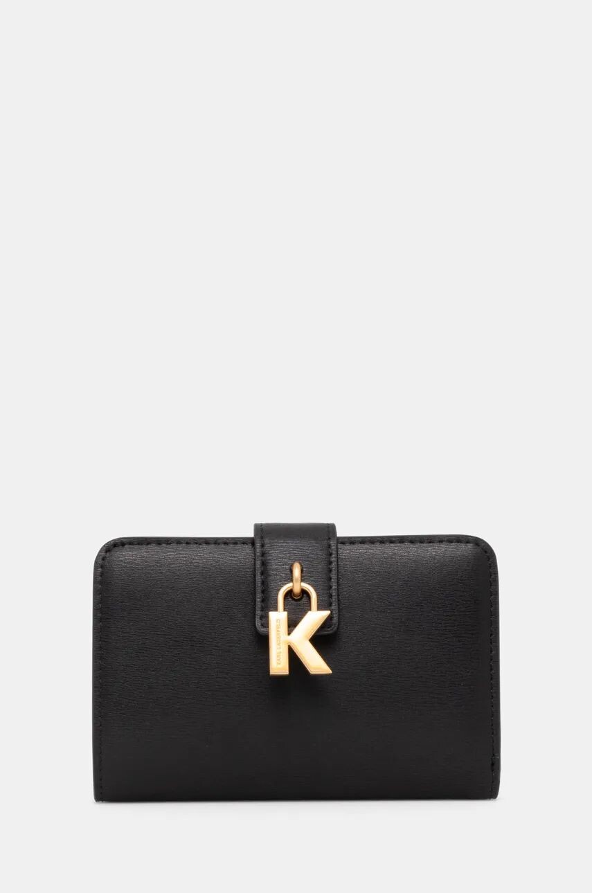 

Кожаный кошелек Карла Лагерфельда Karl Lagerfeld, черный