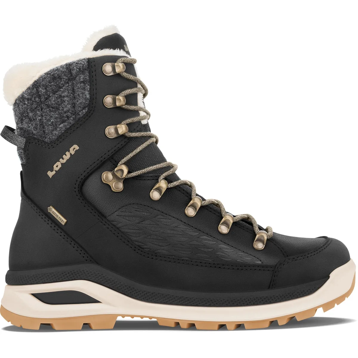 

Женские горные ботинки Renegade Evo Ice GoreTex Lowa, черный/белый