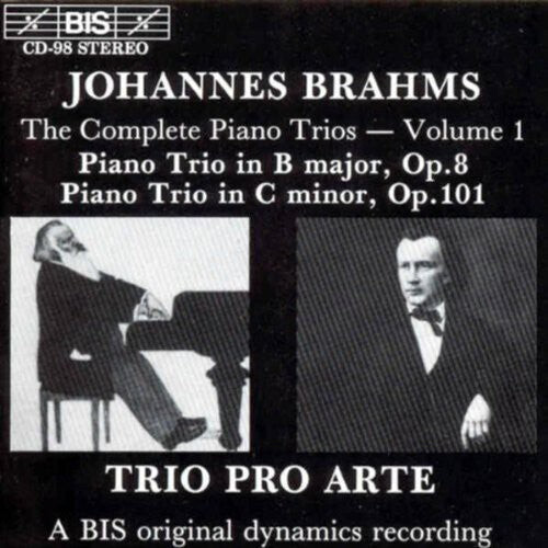 

CD диск Brahms / Trio Pro Arte: Piano Trio in B Op8