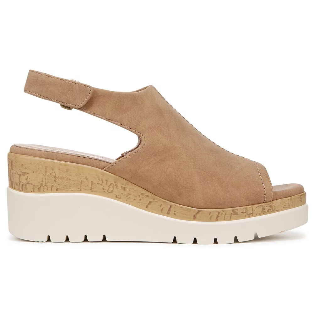 Босоножки на танкетке Giselle от Soul Naturalizer, birchwood brown faux nubuck — фото 2