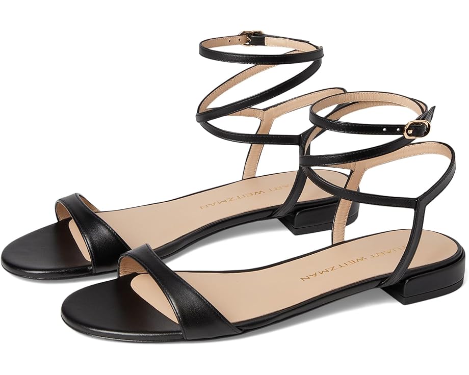 Сандалии Stuart Weitzman Nudist Wrap, черный