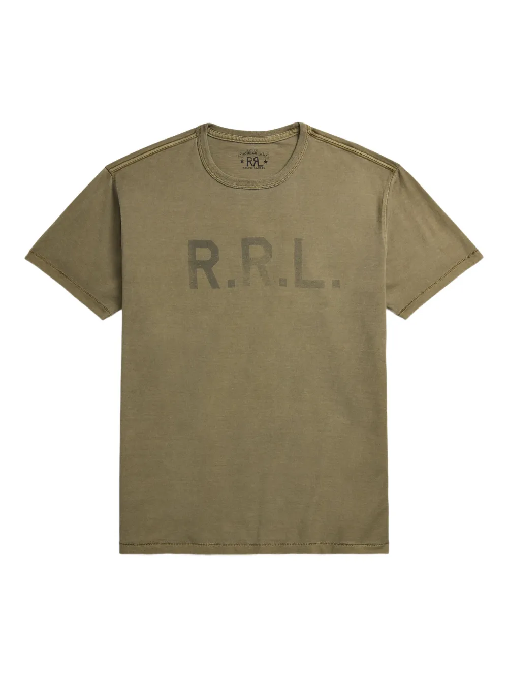 

Футболка с логотипом Ralph Lauren RRL, зеленый