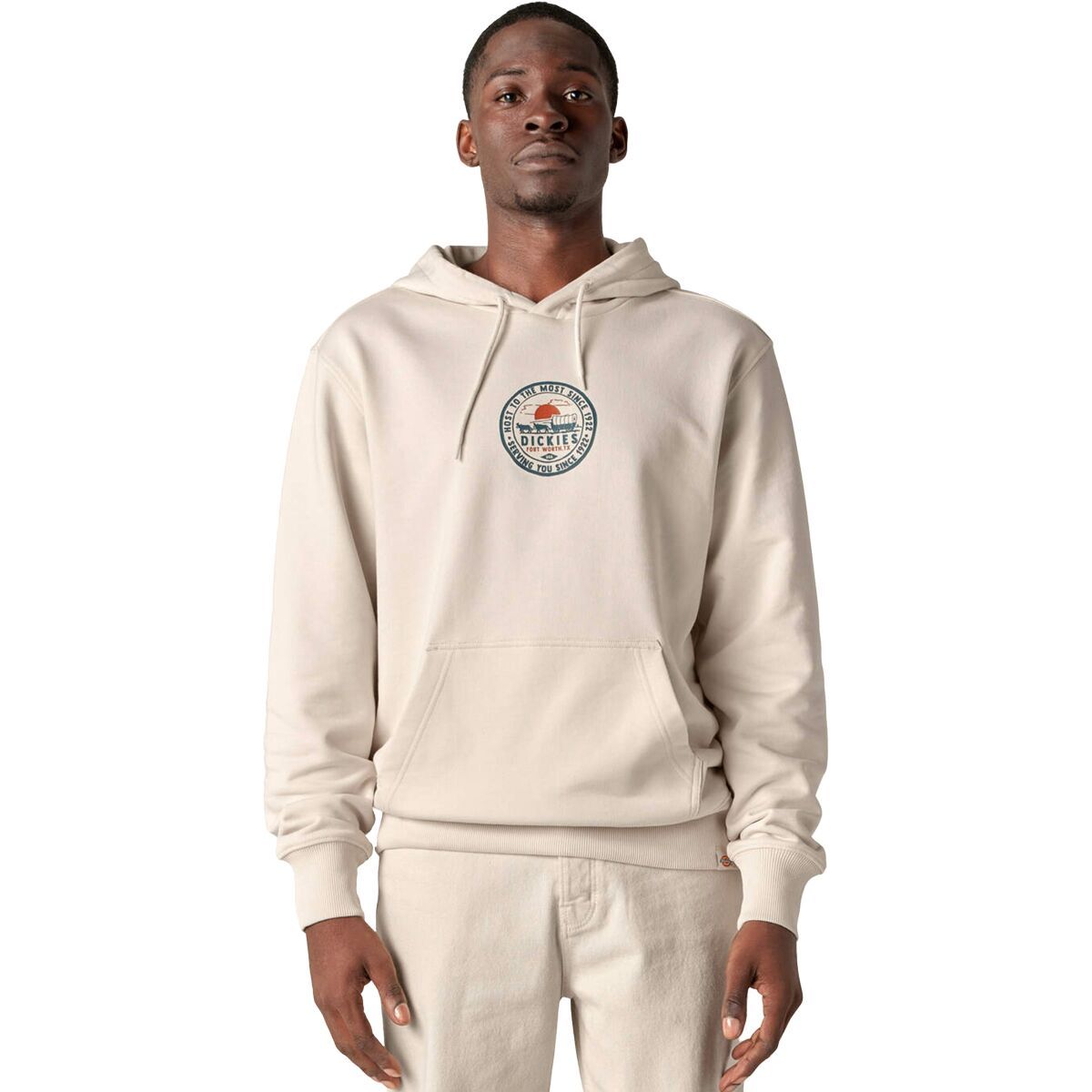 

Графическая флисовая толстовка с капюшоном Greensburg Dickies, белый