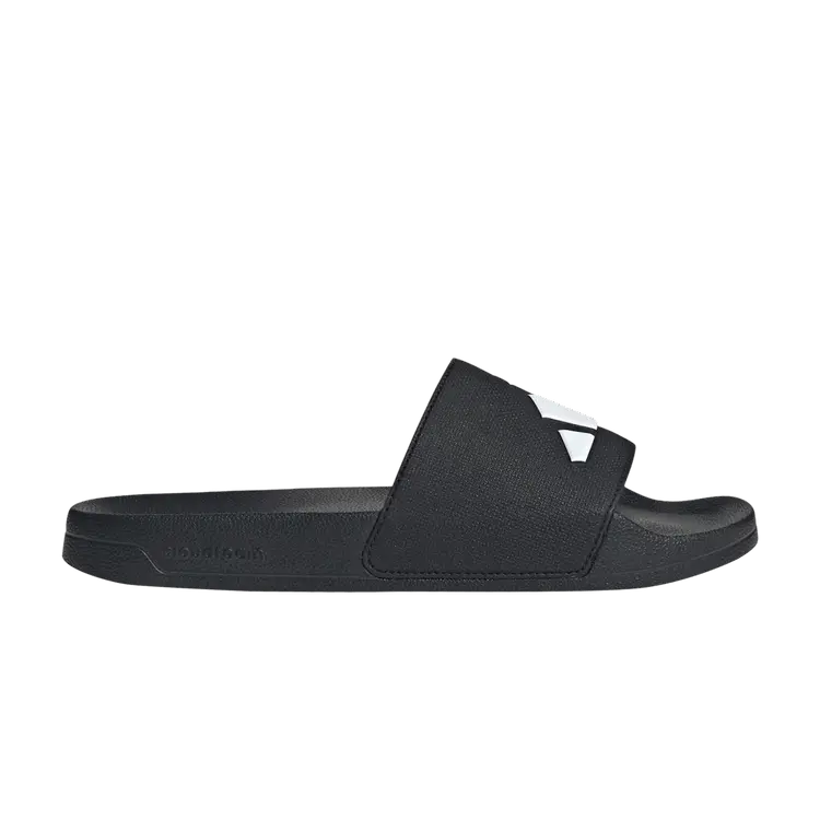 

Сандалии adidas Adilette Shower Slide 'Black White', черный