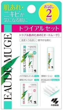 Набор для ухода за лицом Eau De Mouget Trial Set Kobayashi Pharmaceutical, 2-дневный набор, 2 шт