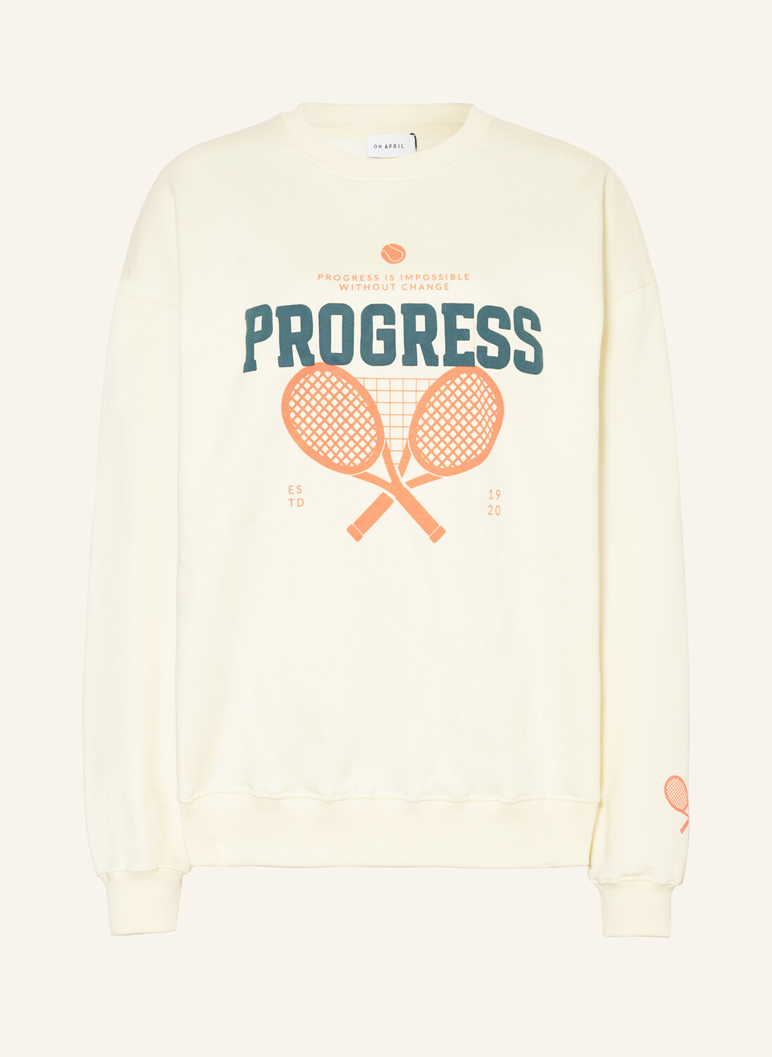 

Толстовка оверсайз Oh April, желтый