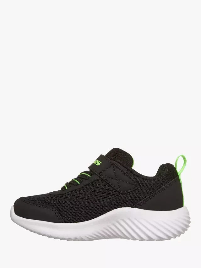 Детские кроссовки Bounder Riptape Mesh, черные Skechers — фото 2