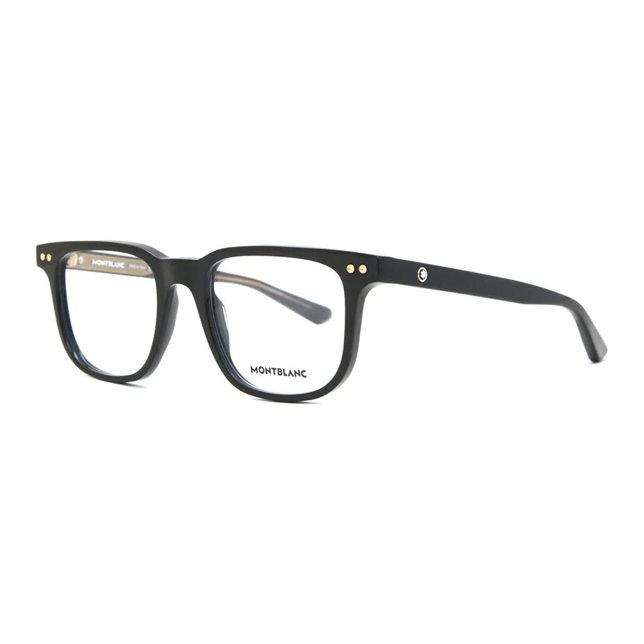 

MONTBLANC Квадратные очки с логотипом, Black
