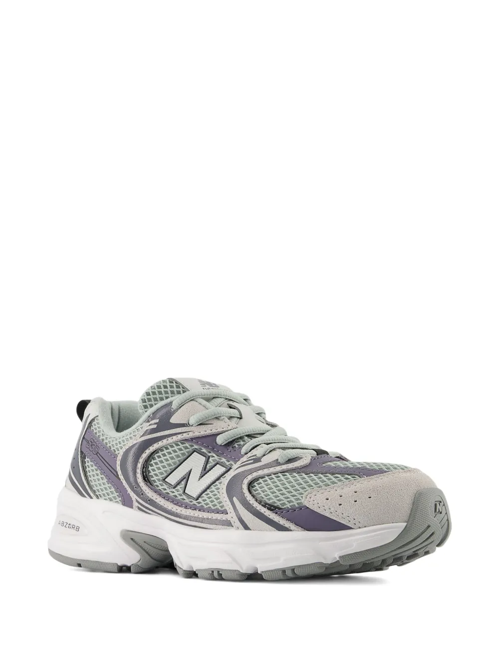 

Кроссовки 530 из сетки на шнуровке New Balance Kids, зеленый