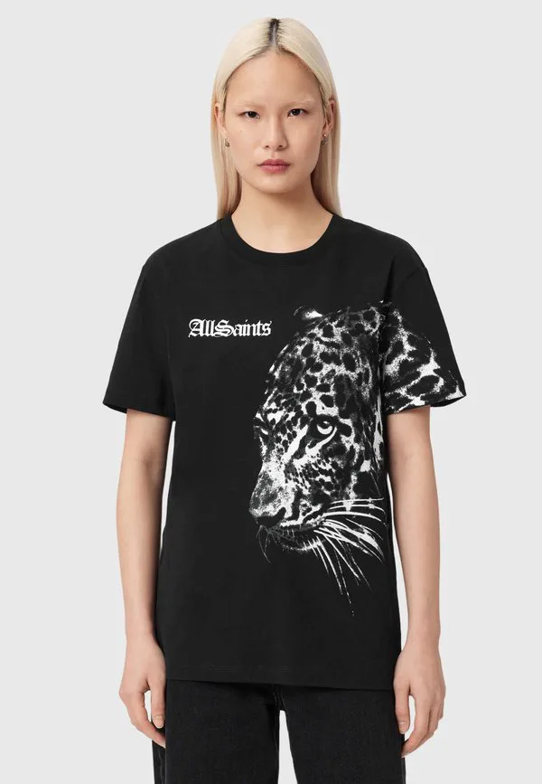 

Футболка с принтом "zaya bf". Allsaints, Black, Черный, Футболка с принтом "zaya bf". Allsaints, Black