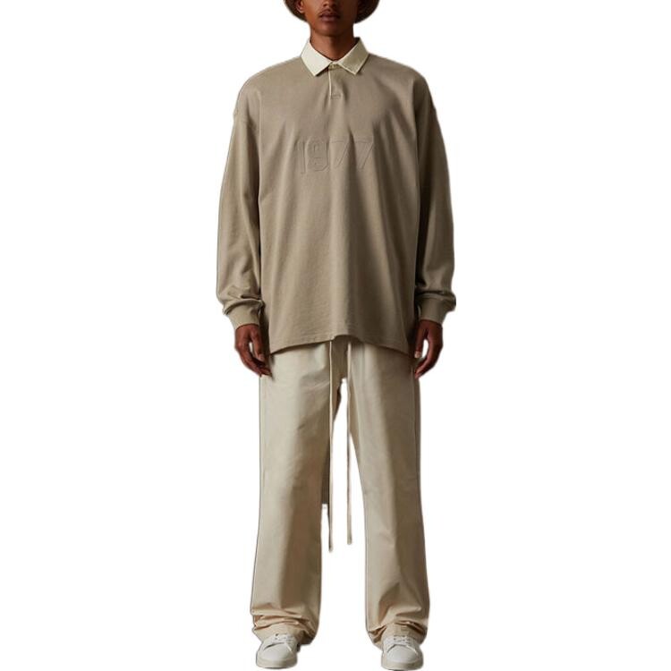 Рубашка поло унисекс дымчато-серая Fear Of God Essentials, серый — фото 2