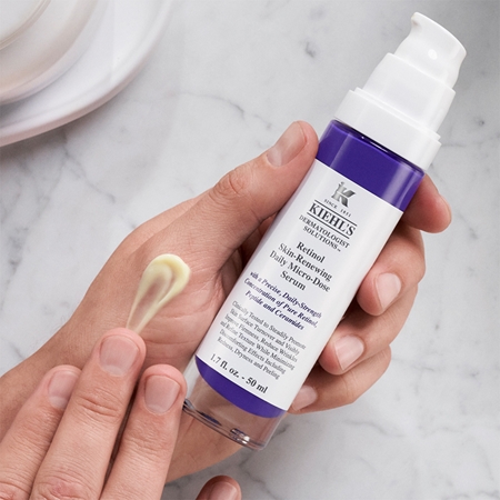 Сыворотка против морщин с ретинолом для всех типов кожи Kiehl's Dermatologist Solutions Retinol Skin-Renewing Daily Micro-Dose Serum, dla kobiet 50 ml — фото 4