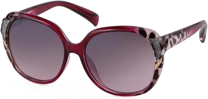 

Солнцезащитные очки с защитой UV400 | Леопардовый принт, большая оправа, градиентный цвет | для женщин и мужчин, для занятий спортом на открытом воздухе и вождения DSVIGF, C5 Leopard Purple