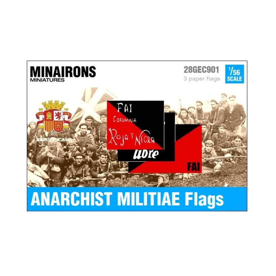 

Анархистские флаги, Spanish Civil War - Decals & Flags (1:56)