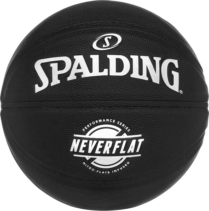 

Spalding NeverFlat Баскетбольный мяч, цвет Black/Iridescent